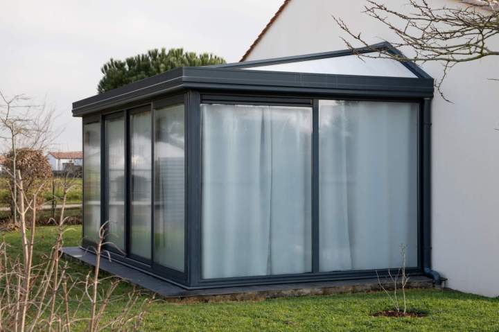 Extension vitrée aluminium La Rochelle