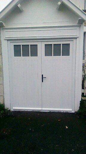 Porte panneaux gris moderniste La Rochelle